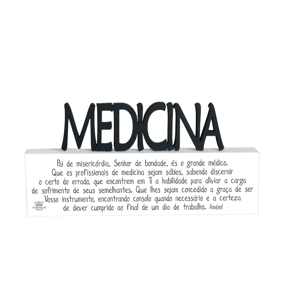 MADEIRINHA PROFISSÕES MEDICINA 9X18,5