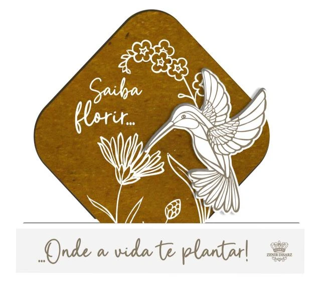 ENFEITE DE MESA SAIBA FLORIR...AURORA 1 15X16