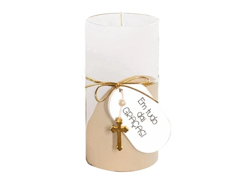 PLACA DE MESA VELA EM TUDO DAI GRAÇAS 10X5