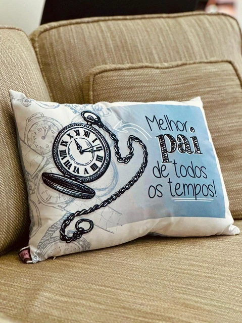 ALMOFADA MELHOR PAI DE TODOS OS TEMPOS ... 33X45