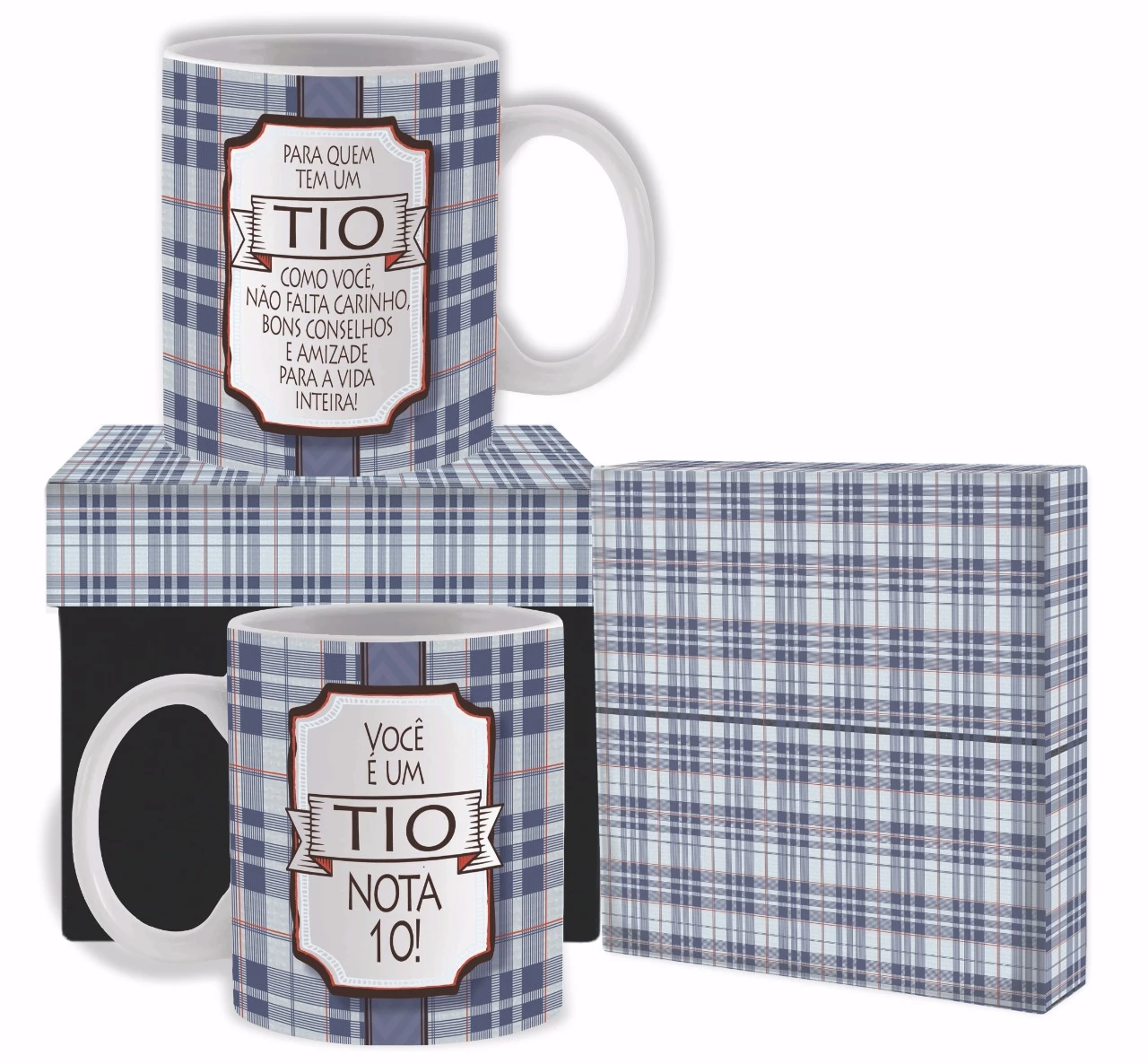 CANECA CERÂMICA TIO XADREZ