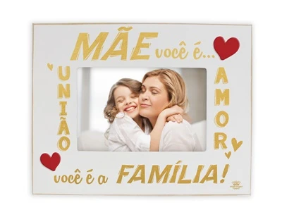 PORTA-RETRATO MÃE VOCÊ É...DOURADO RETRÔ 23X28