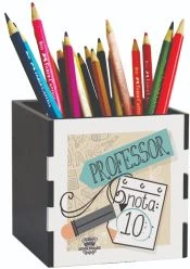 PORTA-LÁPIS PROFESSOR NOTA 10 8X8X8