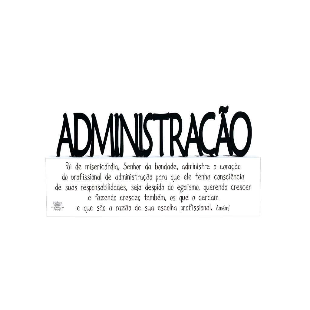 MADEIRINHA PROFISSÕES ADMINISTRAÇÃO 9X18,5