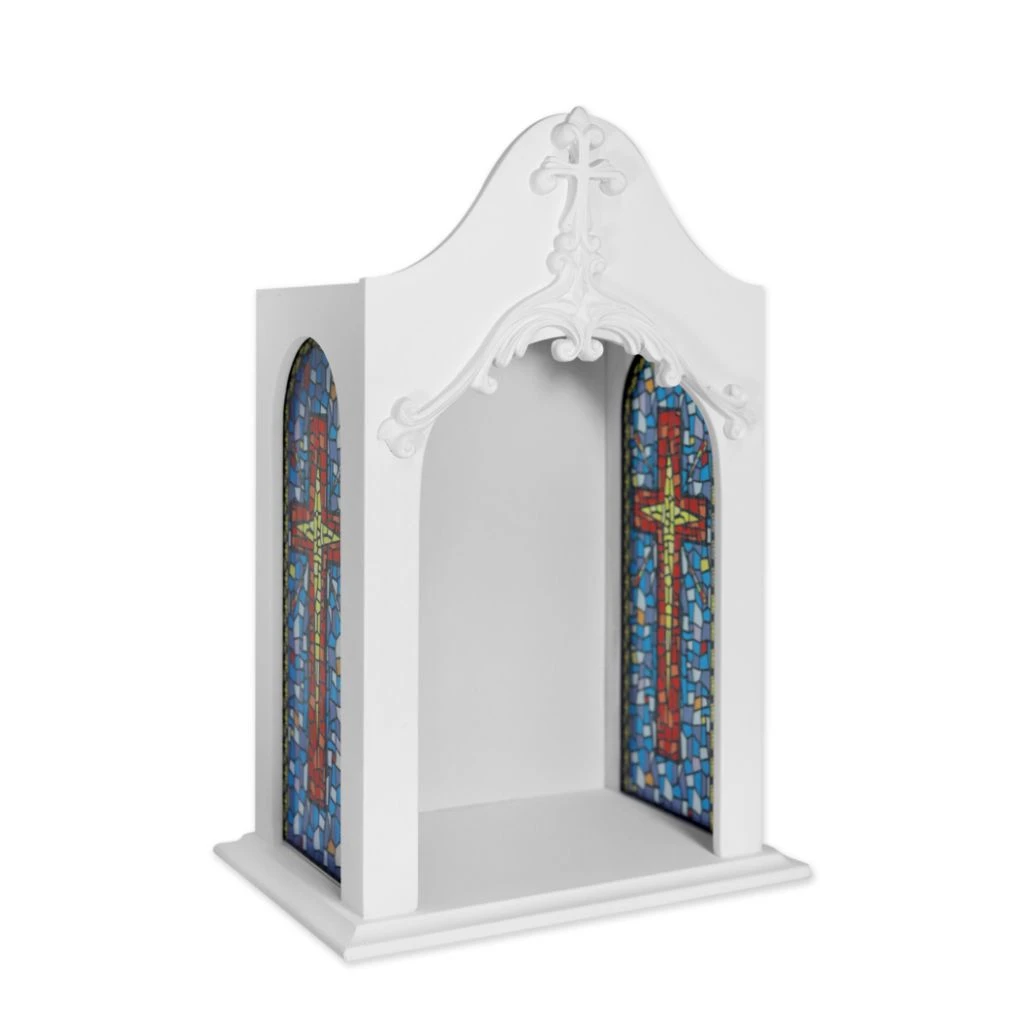 CAPELA C/ VITRAL P 24,5X15,X10,5