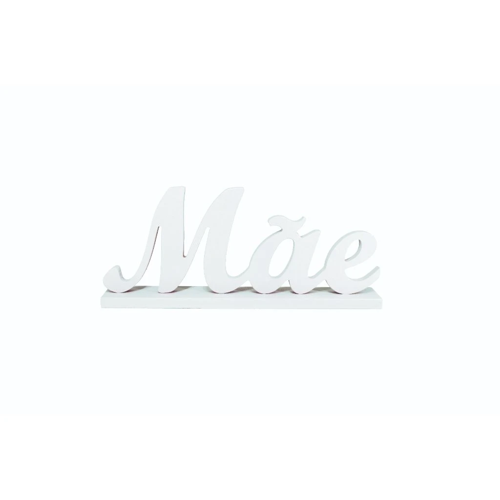 PALAVRA DE MESA MÃE BRANCO 10X24