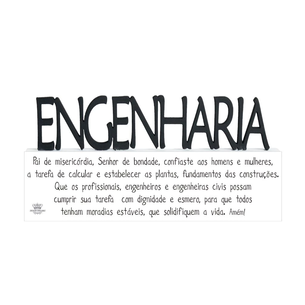 MADEIRINHA PROFISSÕES ENGENHARIA 9X18,5