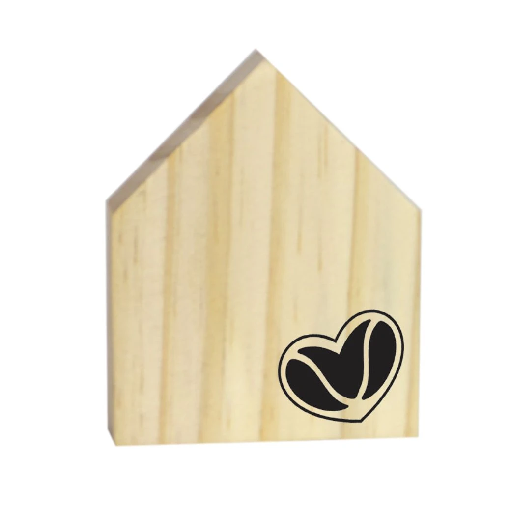 PLACA DE MESA CASINHA CRU CORAÇÃO 7X6