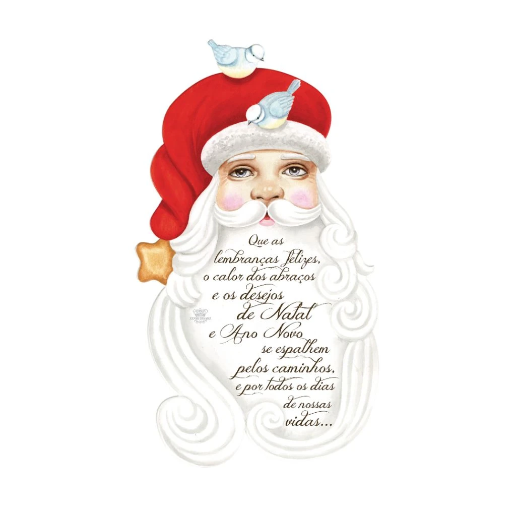 MÓBILE DE PAREDE PAPAI NOEL 27X15