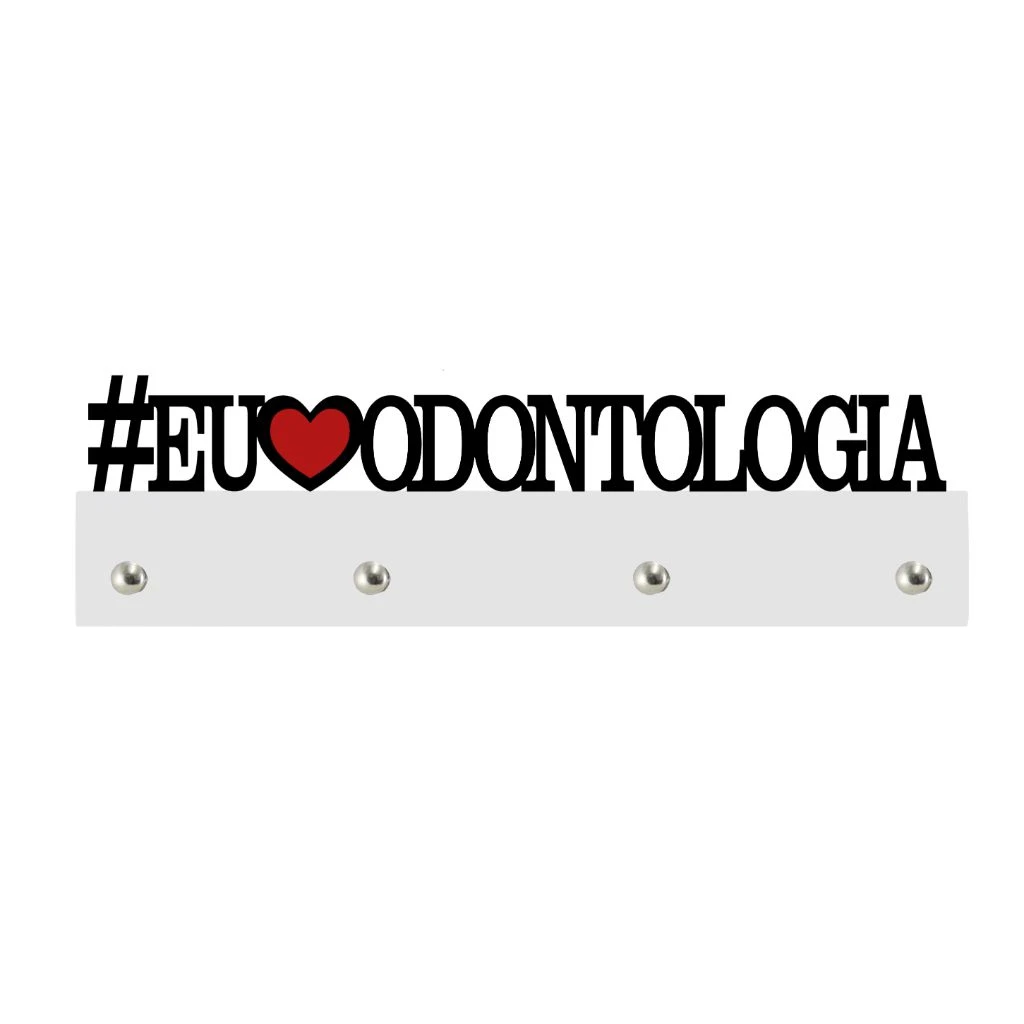 PORTA-CHAVE EU AMO ODONTOLOGIA 9X35