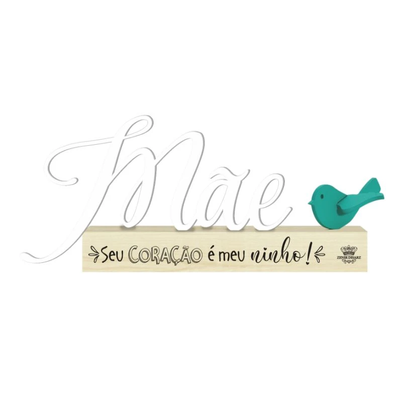 MADEIRINHA CRU MÃE...CELEBRAÇÃO 10X24,5