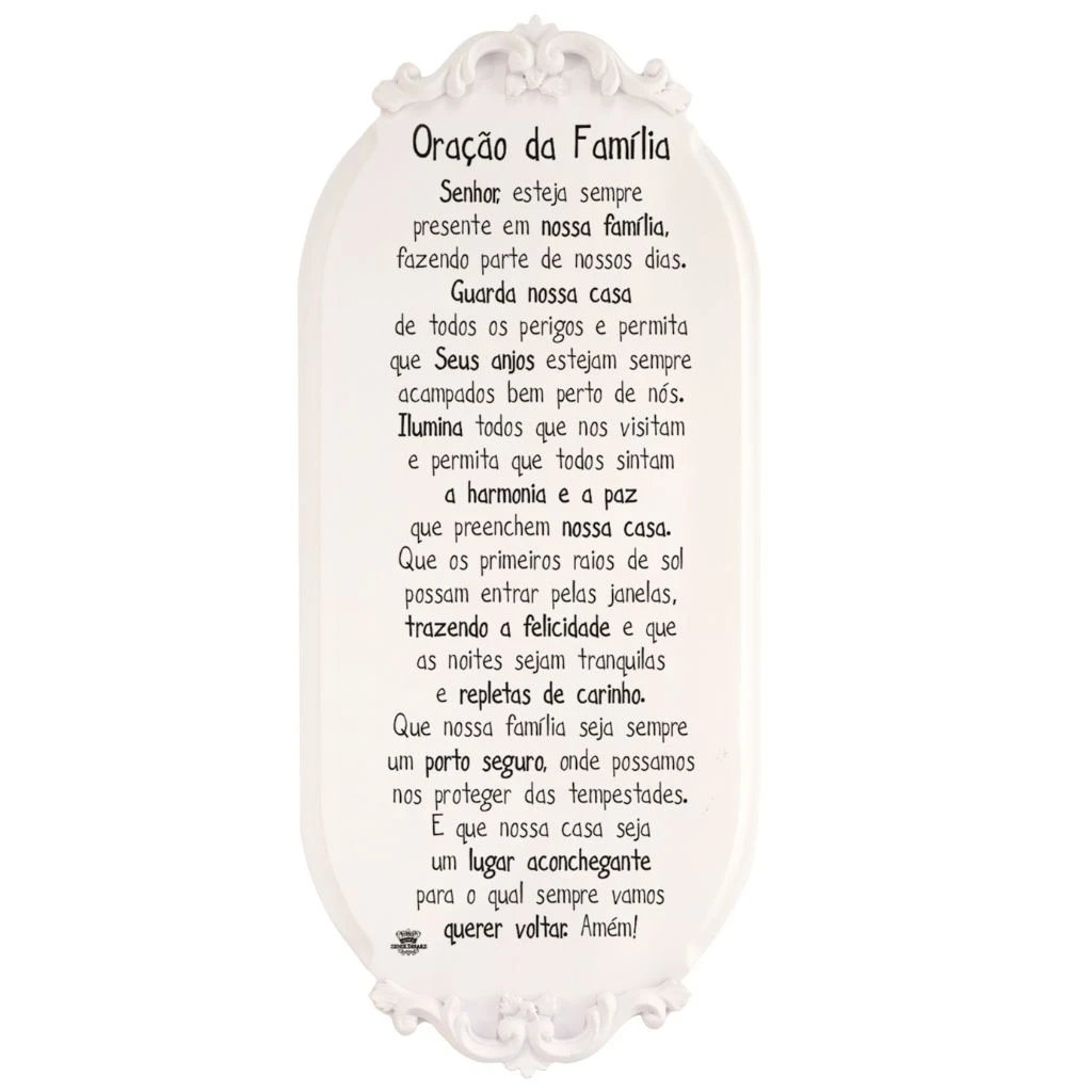 PROVENÇAL ORAÇÃO DA FAMÍLIA 36X16