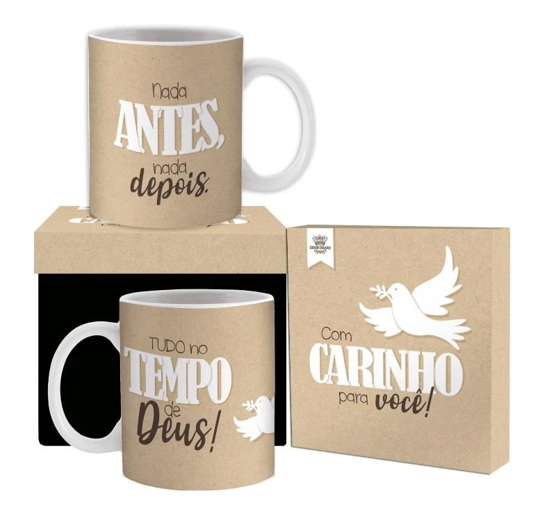 CANECA CERÂMICA NADA ANTES NADA DEPOIS 