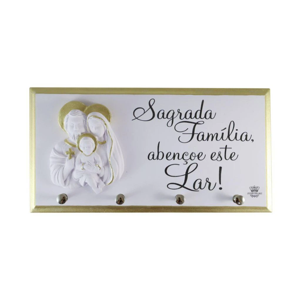 PORTA-CHAVE SAGRADA FAMÍLIA 13,5X26,5
