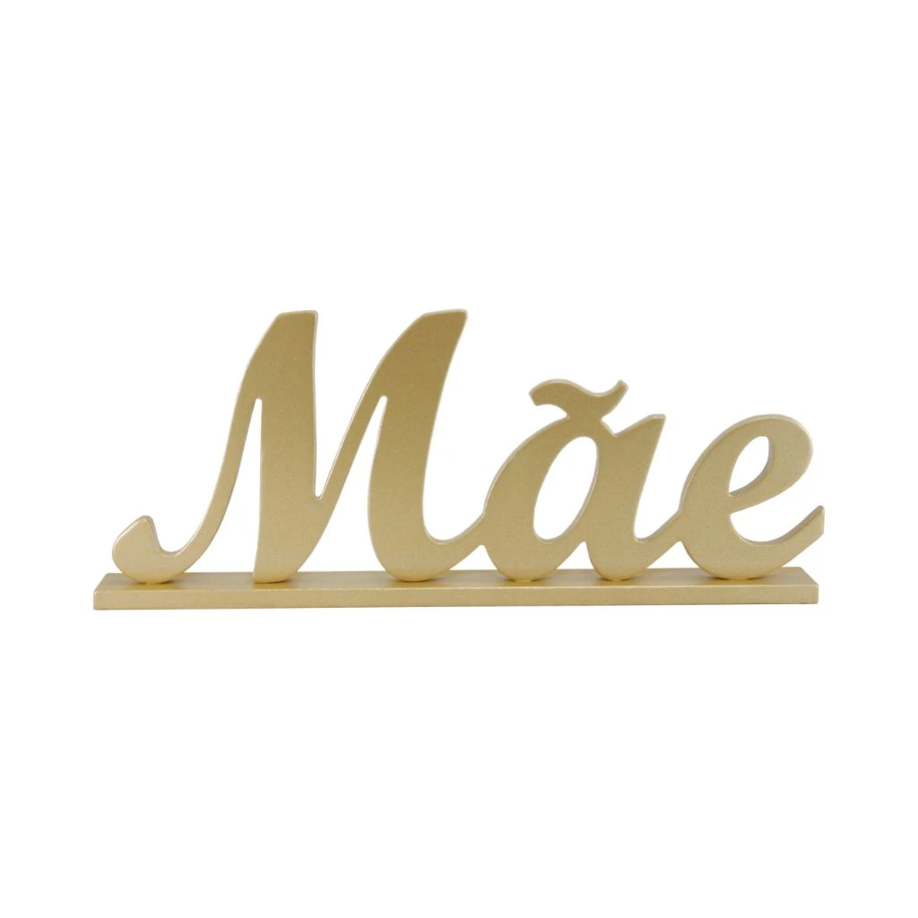 PALAVRA DE MESA MÃE DOURADA P 10X24