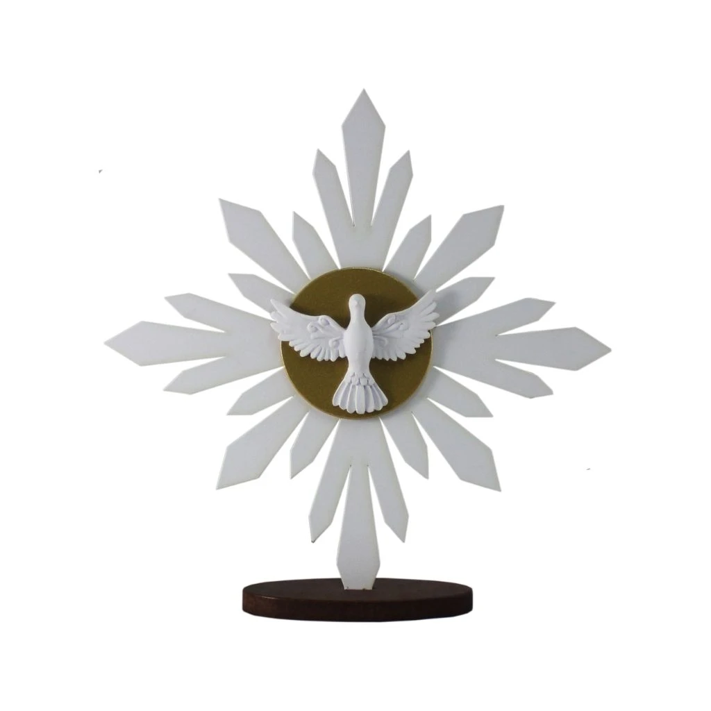 ENFEITE DE MESA RECORTADO ESPÍRITO SANTO G 22,5X22