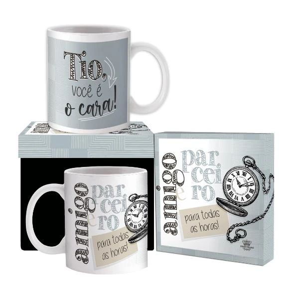CANECA CERÂMICA TIO VOCÊ É O CARA...