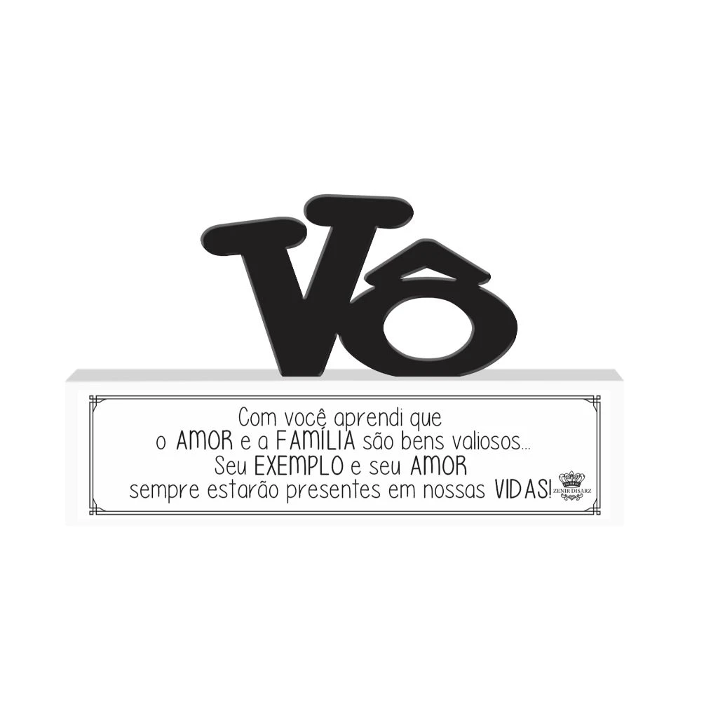 MADEIRINHA VÔ 11,5X18,5
