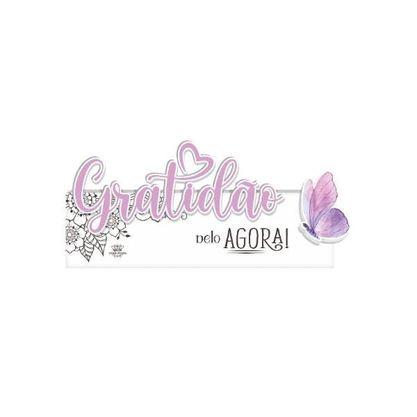 MADEIRINHA GRATIDÃO PELO AGORA 9X19,5X3